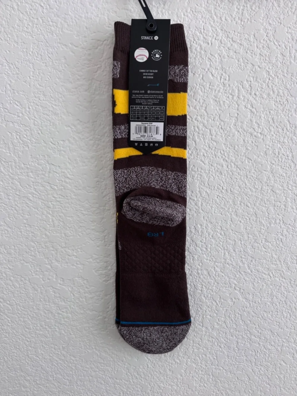 Stance MLB San Diego Padres Adult Men’s Size Large 9 - 13